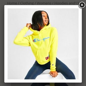 Journey Yellow Champion hoodie